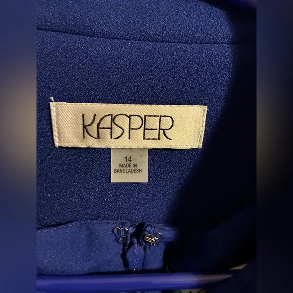 Kasper Royal Blue Blazer and sleeveless Dress - Picture 2 of 6